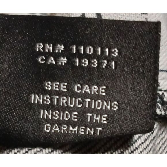 VINTAGE 2009 Rock &‎ Republic Stella Crystals Dark Straight Leg Jeans Size 28 - Picture 13 of 15